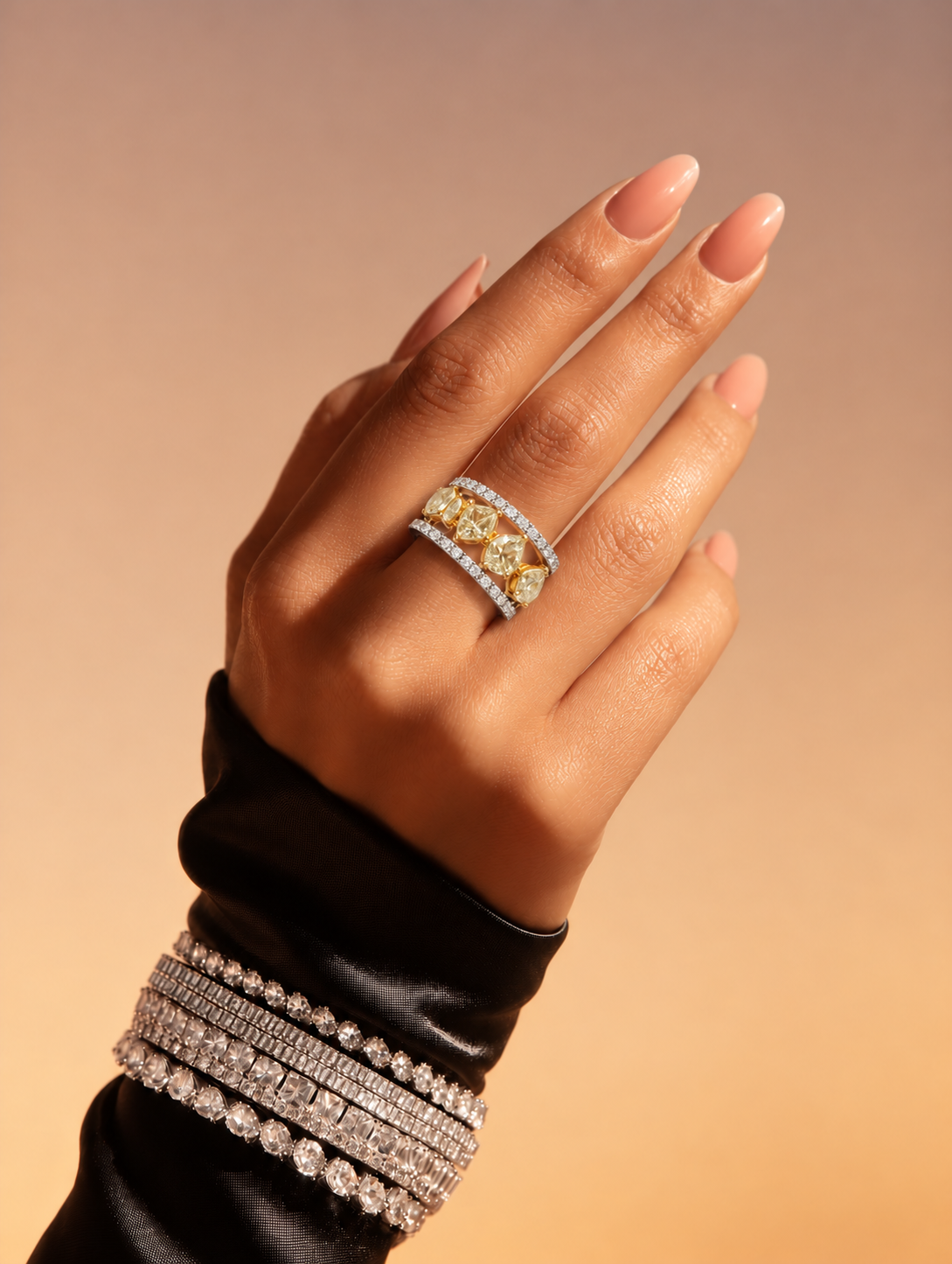 PRISMORA ÉCLAT - Halo Diamond Ring