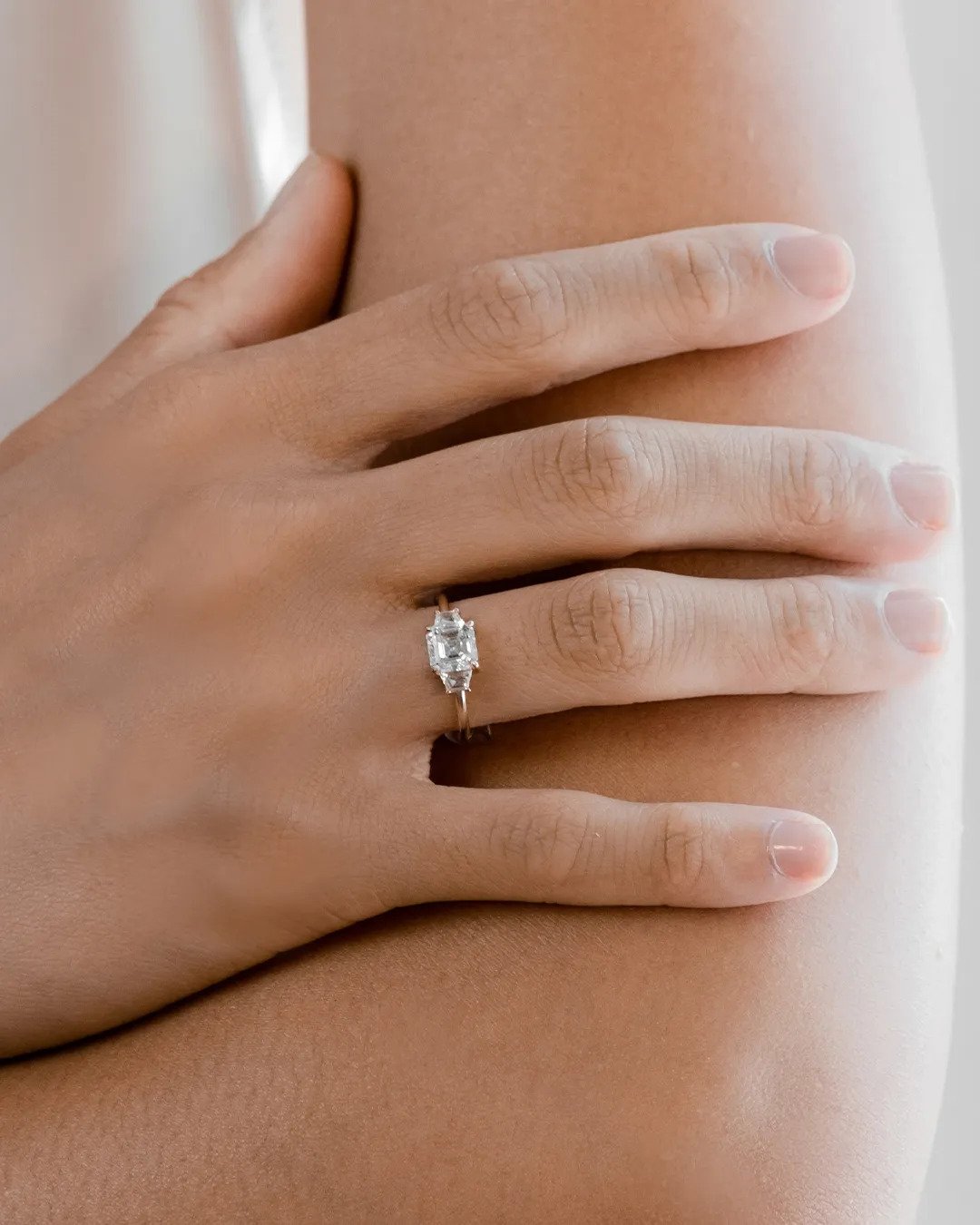 Natural White Diamond Ring